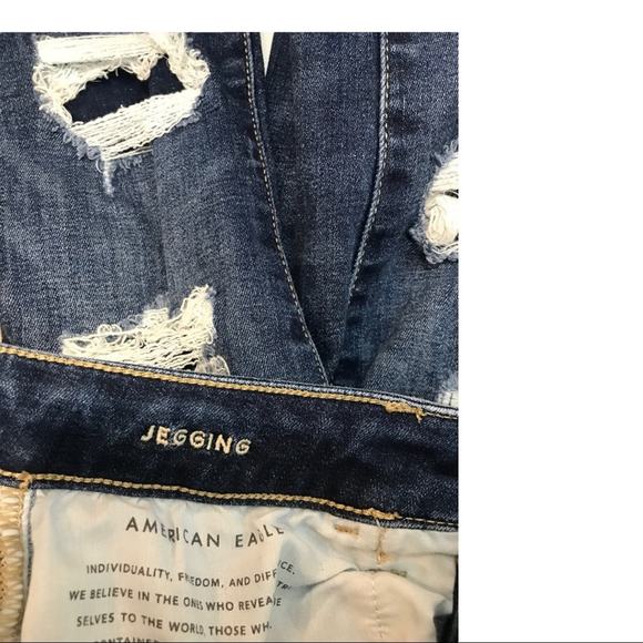 AE Next Level Stretch Distressed Jegging Sz 6 Short - Picture 5 of 8